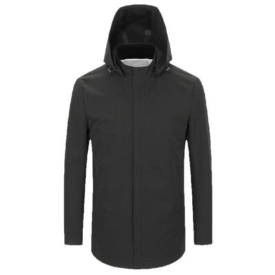 连帽短款风衣商务休闲