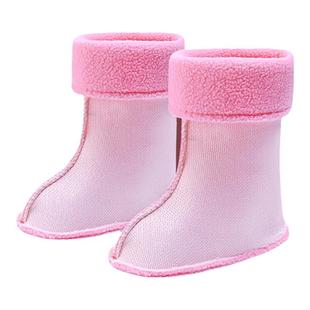 儿童雨鞋内胆雨靴鞋套男童女童加绒棉套中筒内里水靴套小孩水鞋套