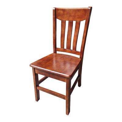 免安装全实木榫卯结构木头餐椅