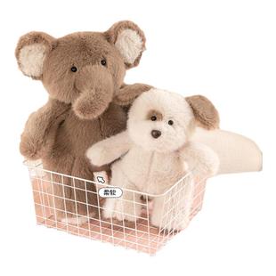 可爱慕斯狗狗玩偶长毛大象毛绒玩具安抚儿童睡觉抱枕床搭子女生