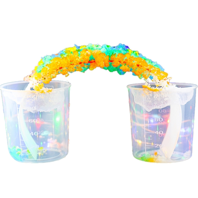 趣味性科学实验雪花彩虹结晶探询