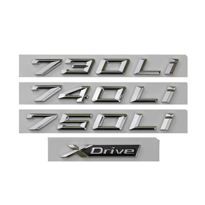 新款7系改装后尾标7系排量标