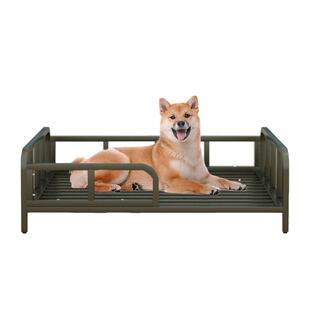 狗床中型犬宠物床小型犬铁艺行军床悬空离地泰迪专用网红夏季猫床