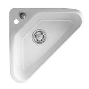 海嘉华壁挂式拖把池地盆家用阳台挂墙式拖布池三角形墩布池拖把盆