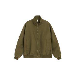 短款飞行教练防泼水夹克男加肥加大码潮流胖子宽松羽绒外套春冬装