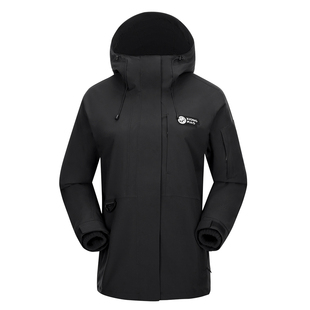 熊猫笋壳抗寒三合一冲锋衣羽绒内胆外套保暖秋冬新款登山服