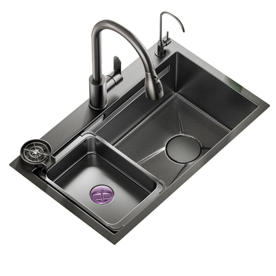 【特厚5mm】米粒压纹水槽大单槽