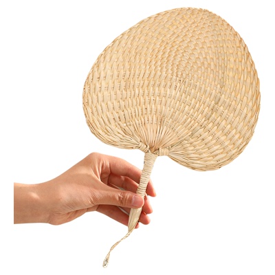 评价立返夏季纯手工编制棕榈蒲扇