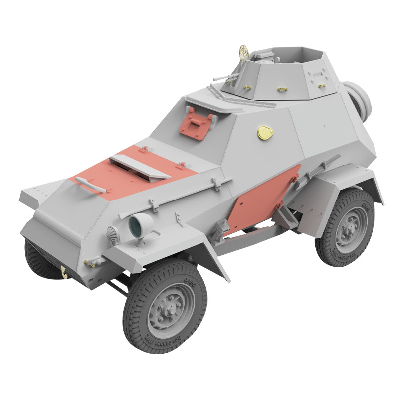 恒辉 兰模型 MM35004 1/35 BA-64B(r)轻型装甲车 全内构 拼装模型