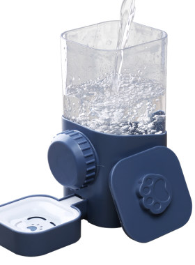 挂笼防打翻开盖加水饮水器