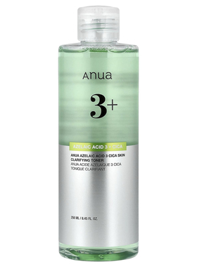 Anua,壬二酸 3 + 积雪草爽肤水，8.45 液量盎司（250 毫升）
