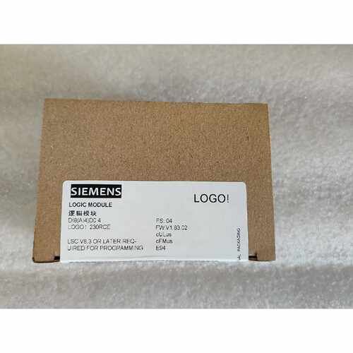 6ED10521FB080BA1西门子LOGO12，议价商品