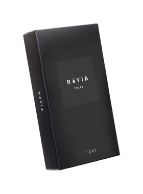 【试色装】revia蕾美日抛美瞳2片装彩色隐形眼镜近视