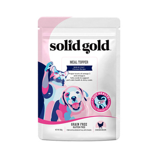 [官方旗舰]素力高美毛拌饭粒高蛋白冻干美毛长肉猫粮零食