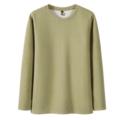 班尼路秋冬季男士羊毛蚕丝打底衫