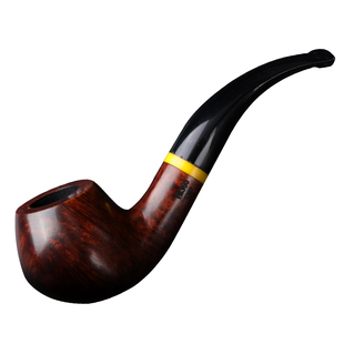 实木过滤烟斗新款三用工具全套正品男士老式烟袋锅石楠木烟杆铜锅