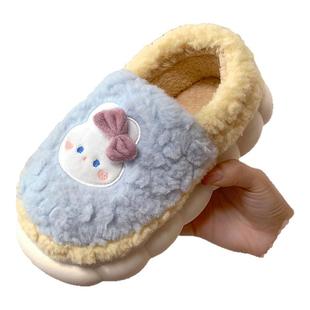 棉拖鞋女款冬季2025新款室内家居月子保暖踩屎感包跟棉鞋女士外穿