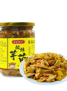 广西特产酸辣芋苗酸巨开味下饭