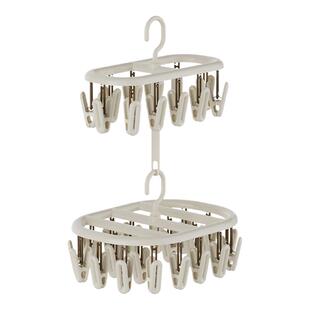 袜子晾晒架多夹子晾衣架家用阳台多功能袜子夹婴儿内衣神器可折叠