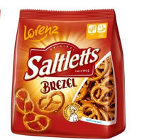 BRETZELS French imported alkaline water salty and fragrant biscuit rings, doughnuts, snack snacks, crispy rings 100g thumbnail 7
