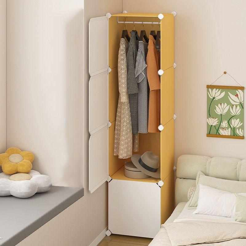 简易衣柜出租房家用卧室组装简约经济型小收纳柜子结实耐用布衣橱