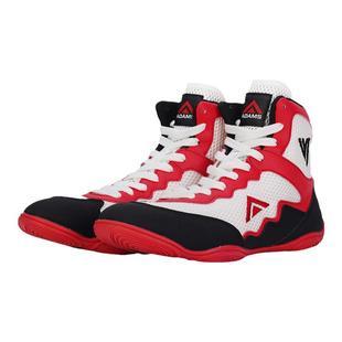 亚当斯拳击鞋男女儿童散打搏击格斗训练专用拳击靴摔跤鞋