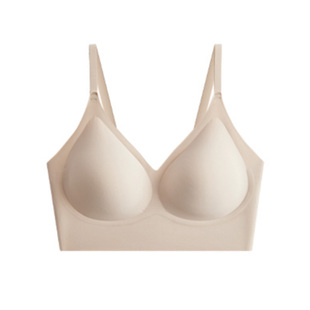 白T不透!隐形无痕粉底液女士内衣夏季薄款背心胸罩深肤聚拢文胸
