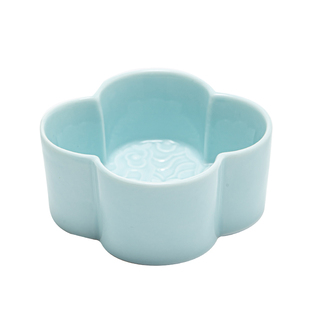 中式陶瓷干果盘分格多格水果盘家用精致零食摆放盘茶点心盘木托盘