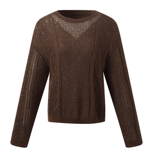 首降|歌莉娅毛衣女2025新款秋季流行穿搭小众长袖套头衫上衣