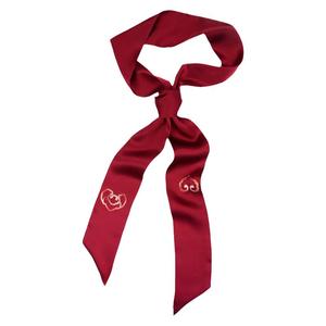 苏绣真丝丝巾《如意》小长条绑包发带领带颈带窄丝巾桑蚕丝领巾女