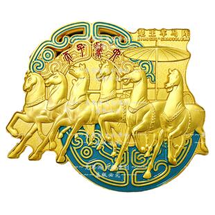 楚王车马阵金属磁吸冰箱贴武汉旅游文创礼物纪念有意义磁吸冰箱贴