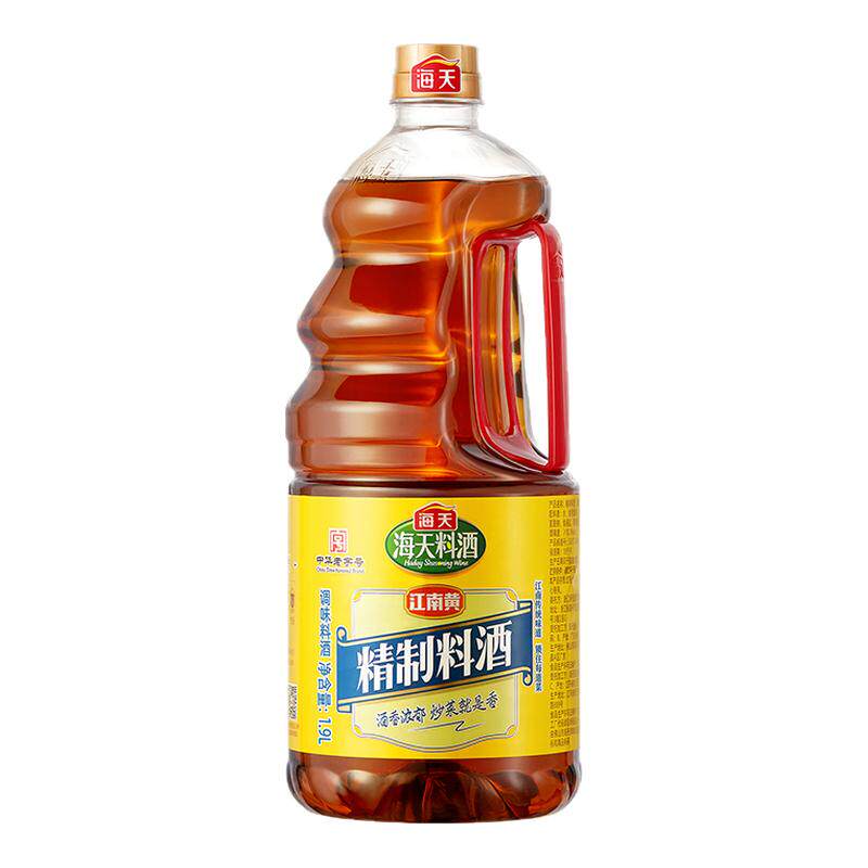 海天料酒家用精制料酒1.9L整箱