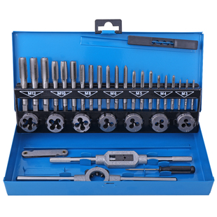 合金钢丝锥板牙套装手动板牙丝攻丝锥攻丝五金攻牙工具丝攻套丝器