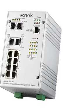 议价Korenix JetNet 5310G 82G千兆网管型工业以太网交换机全新正