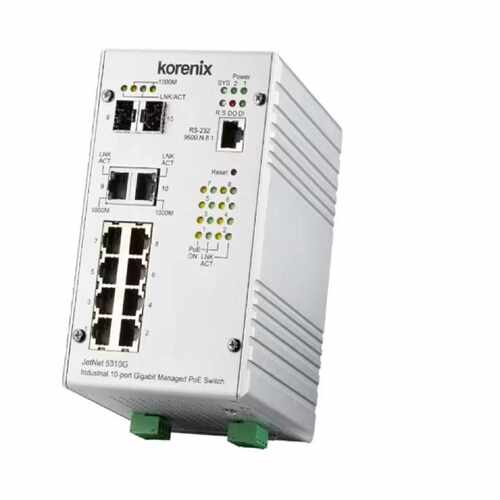 议价Korenix JetNet 5310G 82G千兆网管型工业以太网交换机全新正