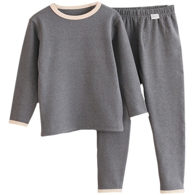 儿童磨毛德绒保暖内衣厚秋衣裤冬