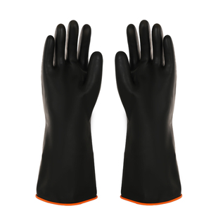 耐酸碱工业手套防腐蚀耐油耐磨加厚加长化工厂实验室橡胶防化手套