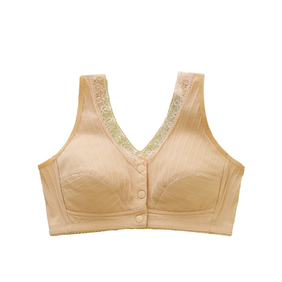 文胸上托妈妈内衣无钢圈侧收纯棉