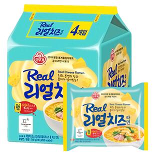 韩国不倒翁特浓芝士面拉面进口速食方便面泡面正宗韩式袋装双倍