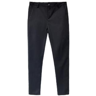 秋冬季男休闲裤韩版修身西装裤小脚裤九分裤抗皱垂感加绒加厚西裤