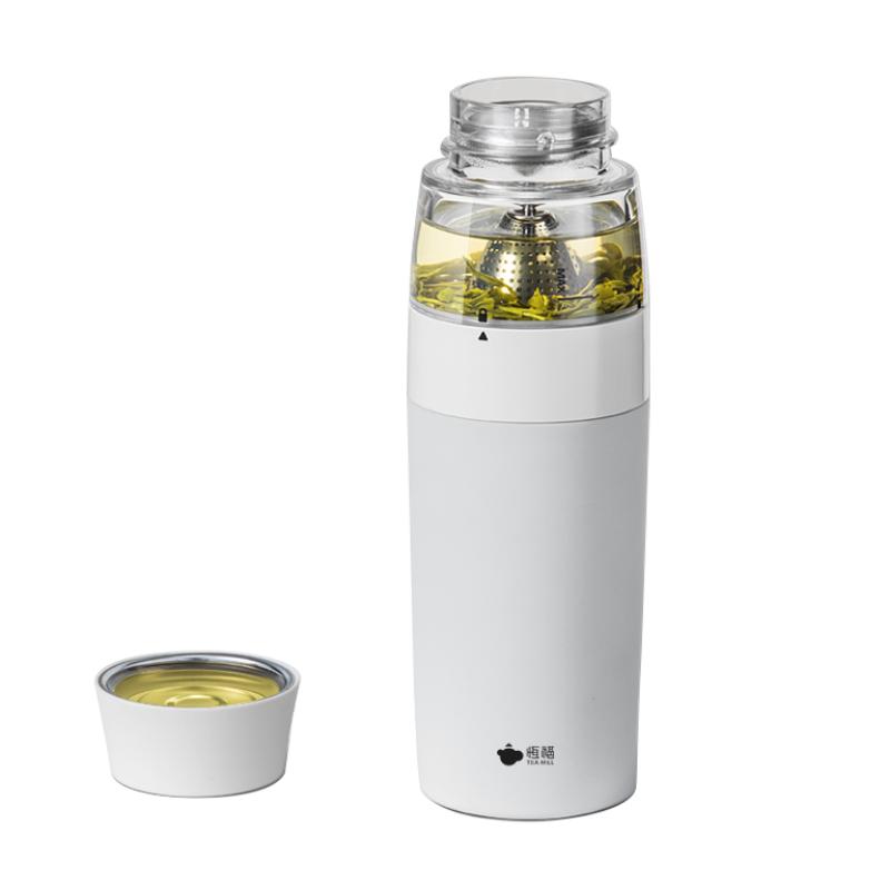 恒福新鲜泡茶水分离杯焖茶杯男女办公室保温水杯过滤车载便携杯子
