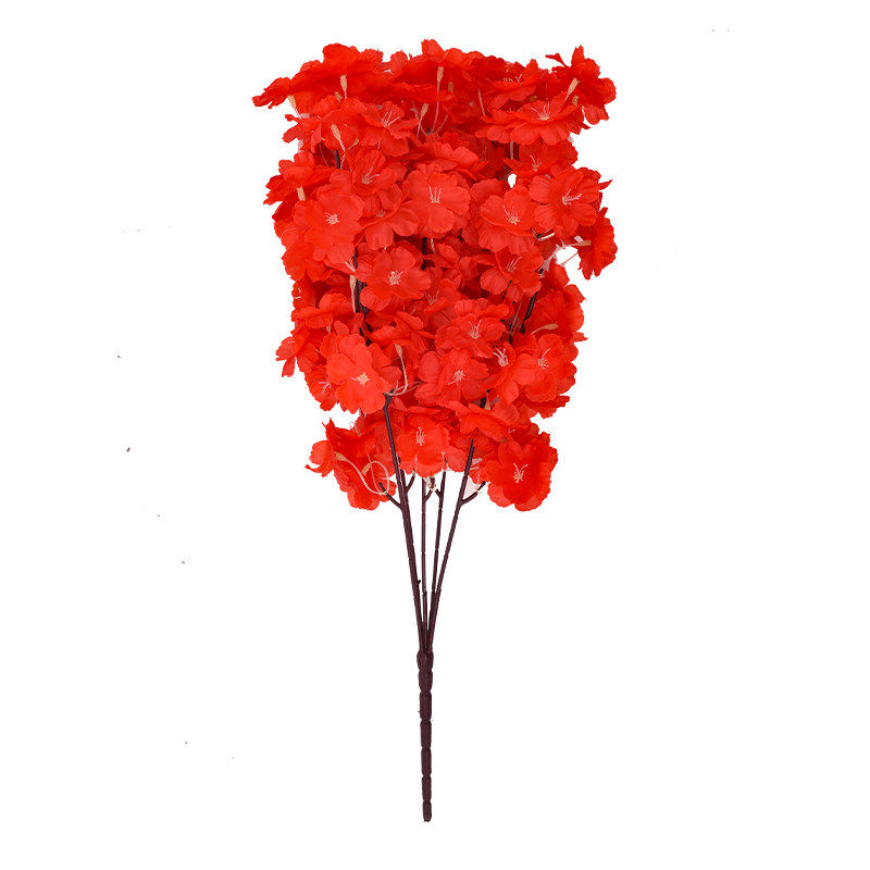 仿真樱花枝樱花树塑料桃花枝装饰