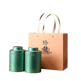 通用茶叶罐马口铁二两半斤装红茶龙井铁观音包装铁罐储存罐送标贴