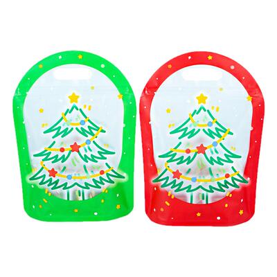 圣诞节礼物袋零食糖果包装袋自封手提可爱礼物袋幼儿园生日礼品袋