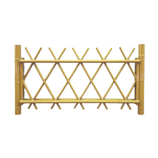 不锈钢仿竹护栏公园草坪装饰仿竹篱笆栅栏户外新农村建设菜园围栏