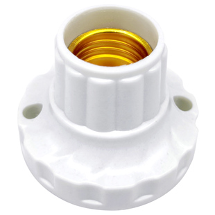 家用E27平装式螺口明装灯座灯泡吸顶螺旋底座螺纹灯口灯头