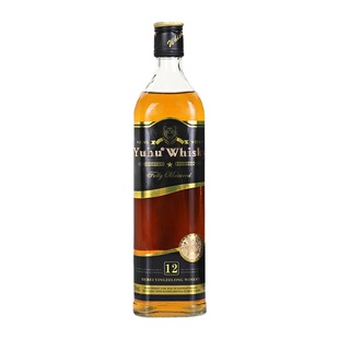 40度洋酒WHISKYYUHU御虎牌威士忌可乐桶调配充场酒方瓶700ml