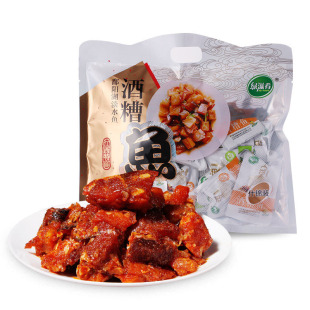 绿滋肴酒糟鱼江西特产即食糟鱼500g袋装香辣鱼块原味醉鱼南昌特产