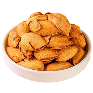 巴旦木坚果干果特大颗粒杏仁原味扁核桃炒货手剥当季新货散装批发
