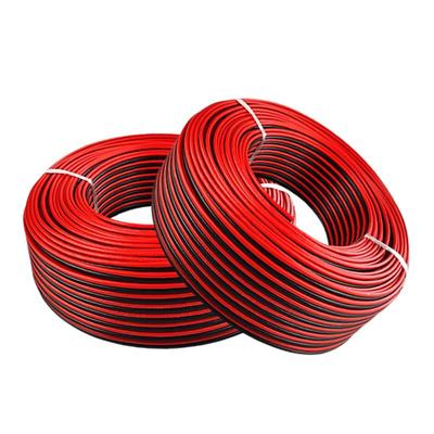 二芯足米足芯红黑双并线电线软线